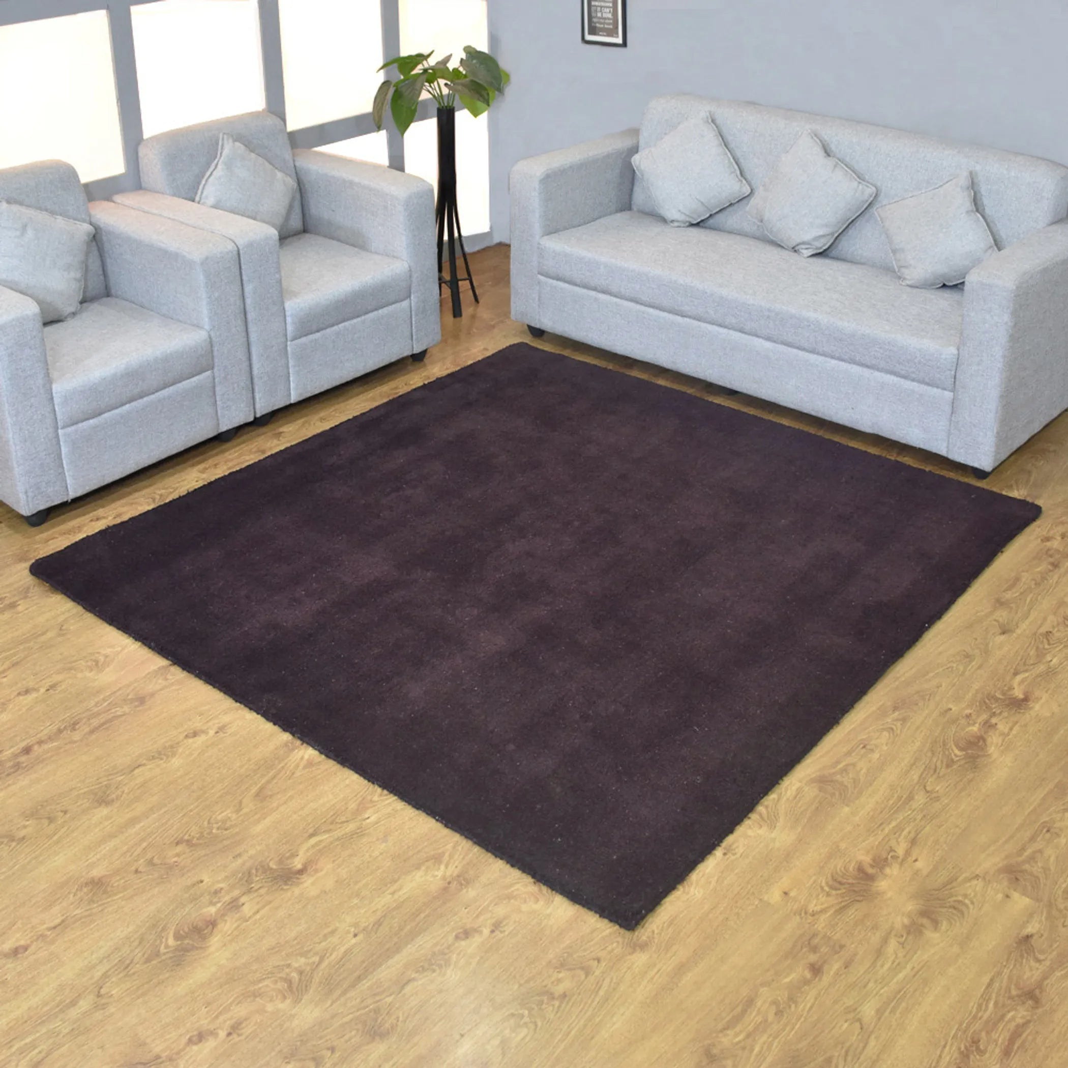 Rugsotic Carpets Hand Knotted Loom Silk Mix 10'x10' Square Area Rug - Size: 10'X10' | Pack Of: 1