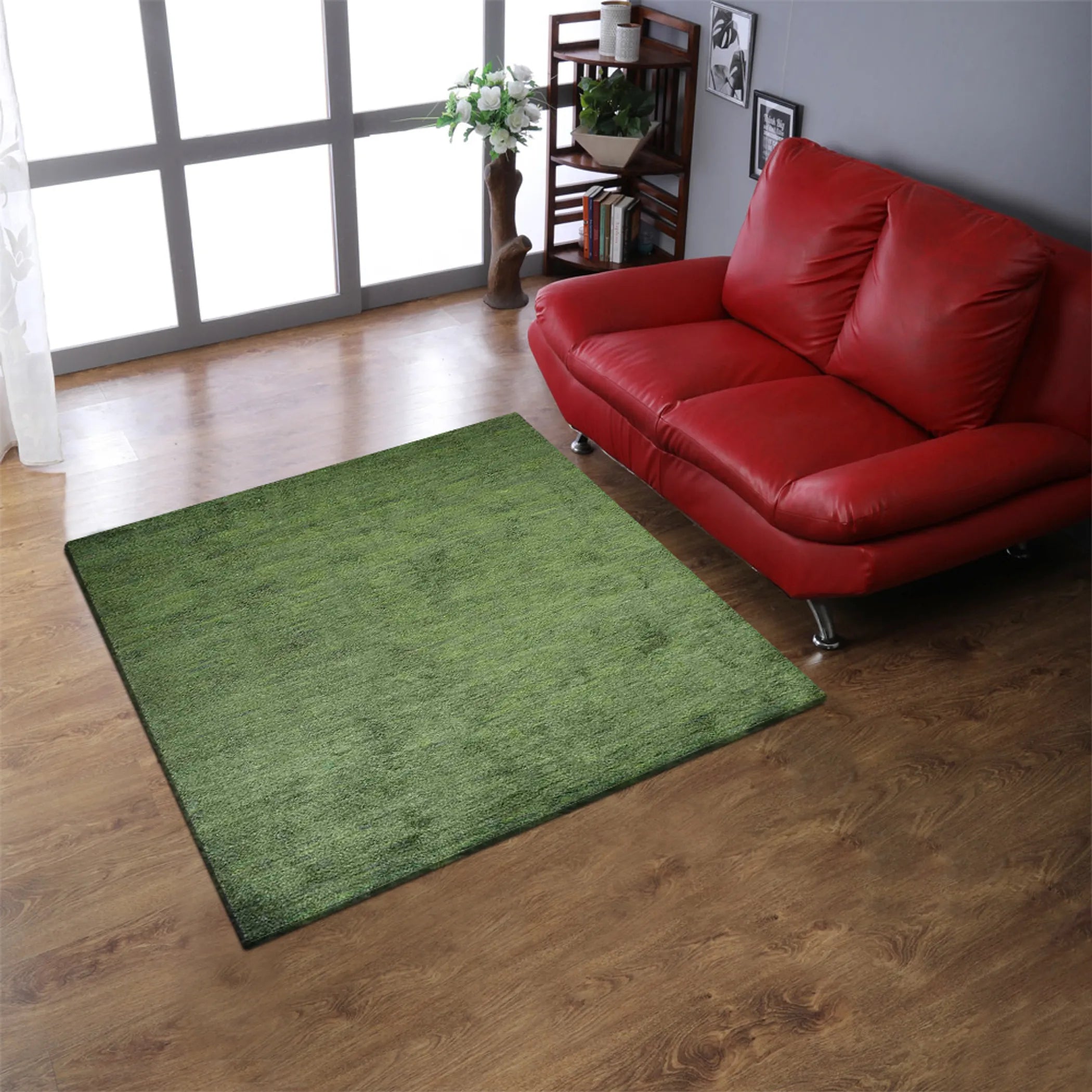 Rugsotic Carpets Hand Knotted Loom Silk Mix 10'x10' Square Area Rug - Size: 10'X10' | Pack Of: 1