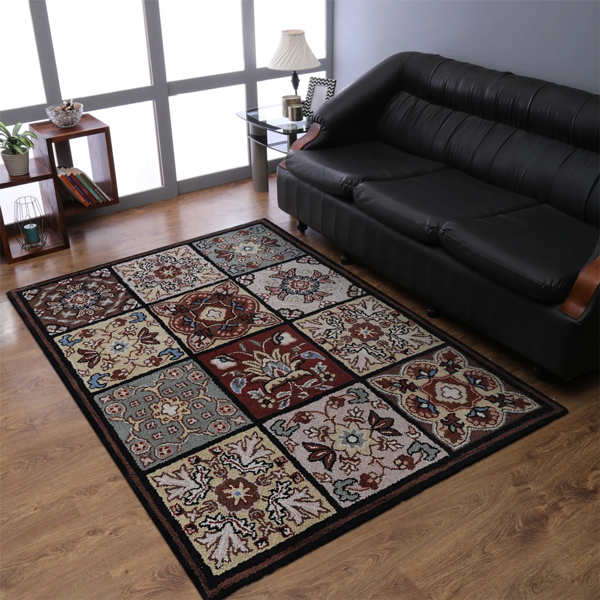 Rugsotic Carpets Hand Tufted Wool Area Rug Floral