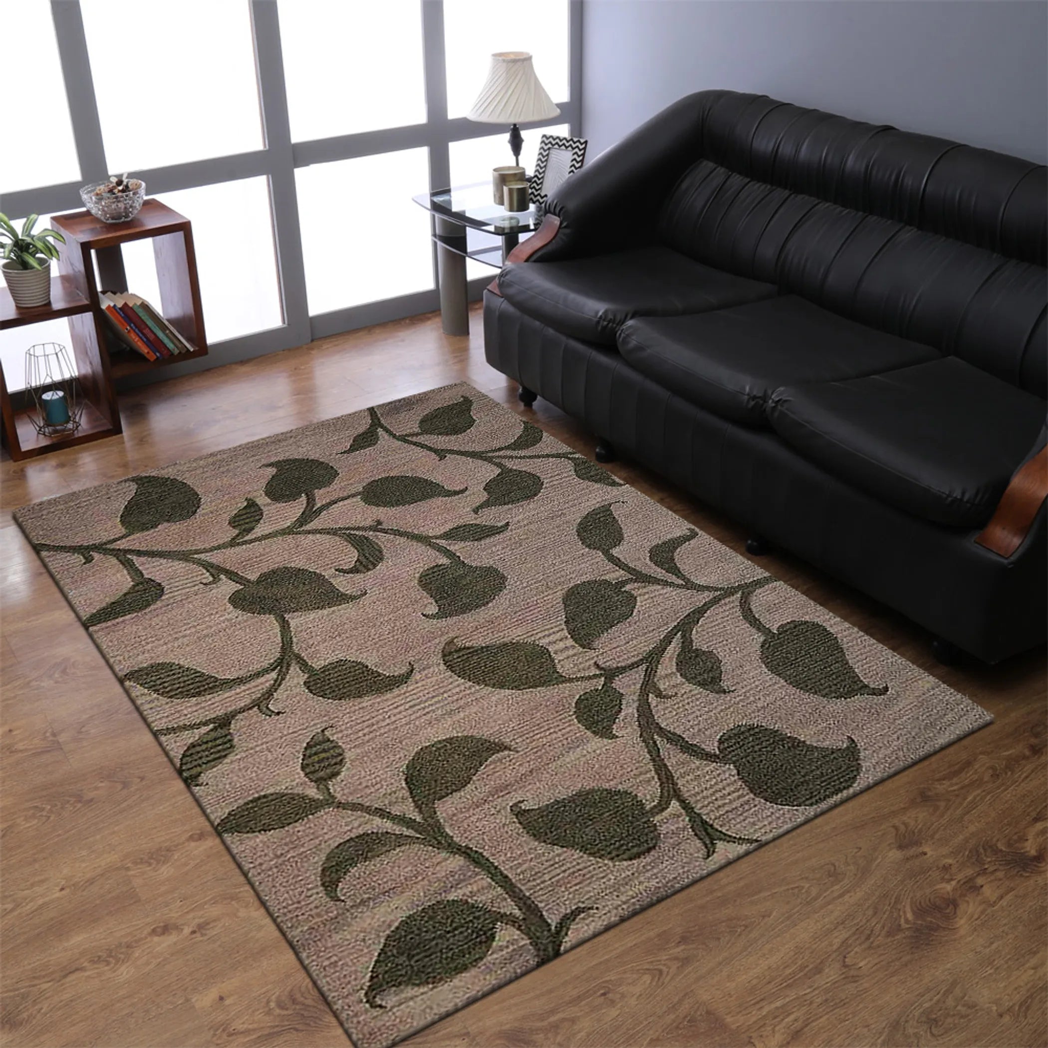 Rugsotic Carpets Hand Tufted Wool Area Rug Floral